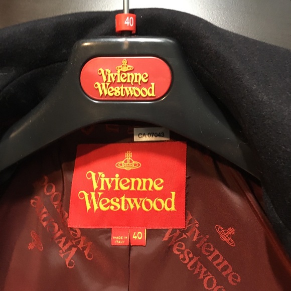 Vivienne Westwood Red label classic Melton Coat - Picture 9 of 16
